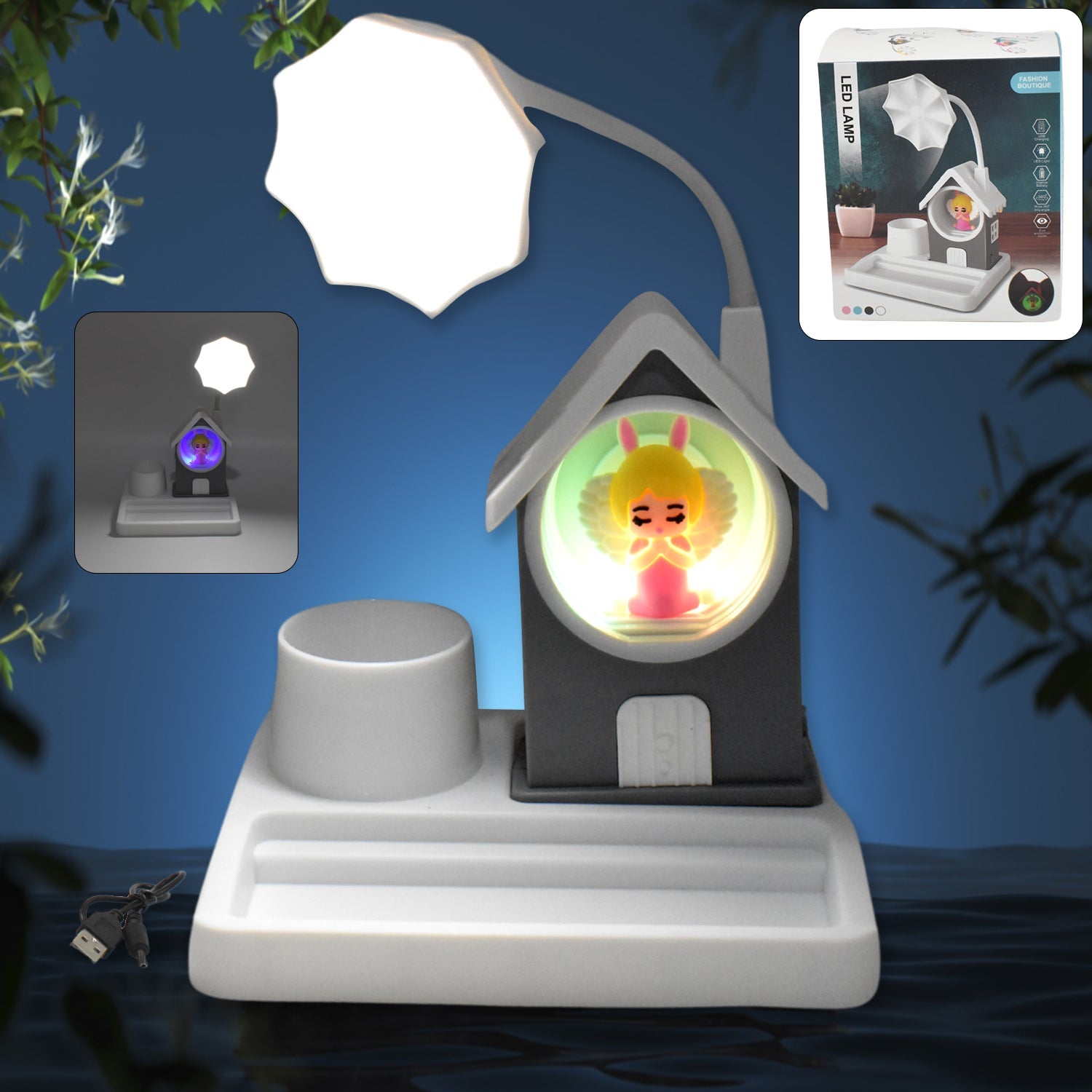 Smiling Sun LED Desk Lamp with Sturdy Base Smiling Sun LED Desk Lamp with Sturdy Base